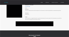 Desktop Screenshot of bestonlinedictionary.com